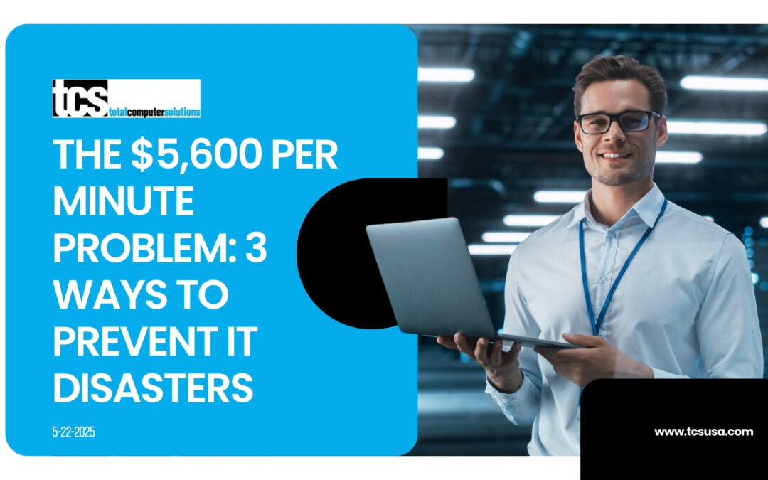 The ,600 Per Minute Problem: 3 Ways to Prevent IT Disasters